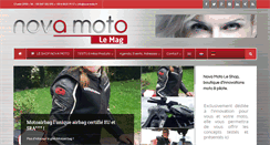 Desktop Screenshot of nova-moto.fr